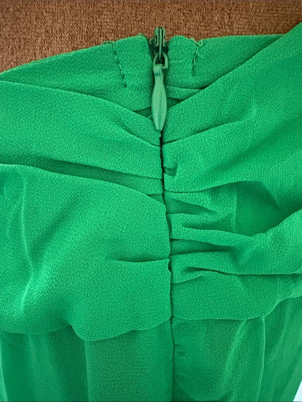 Pretty Little Thing Low Waist Wide Leg Sheer Green Chiffon Beach Pants NWT Sheer